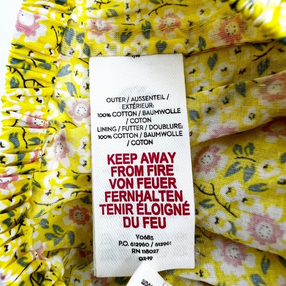 Baby Boden Floral Bloomers Yellow Baby Girl 6-12‎ Months - Picture 4 of 4